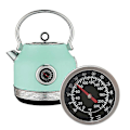 Miniatyrbillede 3 af 5: Rustfrit termometer 1/4 NPT gevindforbindelse -10-100/0-220F skivetermometer