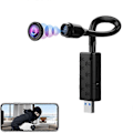 Miniatyrbillede 3 af 5: W11 USB Trådløst Overvågnings HD Kamera Indendørs WiFi Mobil Fjernovervågningssystem til iOS/Android Mikro Kamera
