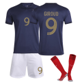 Miniatyrbilde 2 av 4: 22-23 hjem fotballdrakt nr. 10 Mbappe Dembele 19 Benzema landslag hjem og borte barnedrakt K1 No10 20