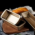 Miniatyrbilde 3 av 5: 1. Nonstick-brødpanne, brødform for brødbaking, bakeformer for brød, ristet brødform, rektangulær bakeplate for steking av kaker i ovnen M