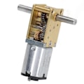 Miniatyrbilde 5 av 5: DC12V Girmotor med Fast Sete 136RPM 1218N20 Høy Torsjon Dobbel Aksel Snekkegir Motor for Smart Bil