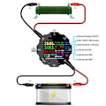 Miniatyrbild 4 av 5: USB-C-testare, 3-i-1 Typ C DC5.5 USB-testare Färgskärm IPS Digital Multimeter, Kapacitetsdetektor