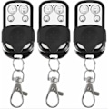 Miniatyrbilde 1 av 4: Sett med 3 universelle fjernkontroller for automatiske porter, frekvens 433,92 MHz fast kode, 4 knapper for å kontrollere opptil 4 dører