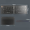 Miniatyrbild 2 av 5: Mini Bluetooth-tangentbord Bärbar Vikbart Trådlöst Tangentbord för IOS/Android/Windows Tablet Mobiltelefon Tangentbord