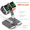 Miniatyrbillede 5 af 5: Opladningsstativ Dobbelt Smart Watch Opladningskabel Base Oplader Stativ Til Apple-watch 1/2/3/4/5/se