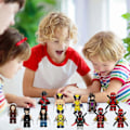 Miniatyrbilde 4 av 5: 12 stk Samleobjekter Superhelt Deadpool Minifigurer Wolverine Gambit Actionfigurer Byggeklosser Leke