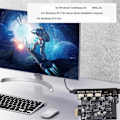 Pikkukuva 4 / 5: PCIe-laajennuskortti, 5 porttia, PCIe - USB 3.2 -kortti, 2 USB Type C -porttia, helppo asennus, 20 Gbps, 3 USB Type A -porttia