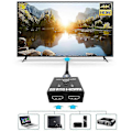Miniatyrbillede 4 af 5: HDMI Switch 2 Ind 1 Ud 4k High-definition Tovejs Switch En Ind To Ud Splitter p20241126281