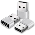 Pikkukuva 1 / 3: USB-C-sovitin USB:lle [3-pakkaus], USB-sovitin, USB A - USB C, iPhonen latausliitin, USB C -liitinmuunnin iPhonelle