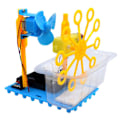 Miniatyrbillede 2 af 5: 2xdiy Automatisk Boblemaskine Håndsamlet Videnskab Eksperiment Legetøj