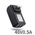 Miniatyrbilde 3 av 5: Poe Injector Strømforsyning for Ipc Kamera Dc24V 1A EU-kontakt