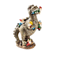Miniatyrbilde 1 av 4: Jurassic Cartoon Dinosaur Capture Dwarf Resin Hagepynt Resin Håndverk Hagepynt