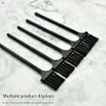 Miniatyrbillede 3 af 3: 2 stk. Multifunktionel køkkenbørste barberkniv rengøringsbørste tastatur støv sort nylon plastik lille bru