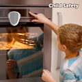 Miniatyrbild 5 av 5: Ugnslås för baby, babydörrlås, barnbakkammare babysäkerhetslås, babykökssäkerhet grå