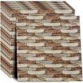 Pikkukuva 1 / 3: 3D-tapetti - 10 kpl 3D-liimautuvia seinäpaneeleja, DIY-koristeelliset seinäpaneelit (ruskea)