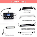 Miniatyrbillede 2 af 5: Akvarie Lys Controller 4 Tilstande Solopgang Solnedgang Akvarie Dimmer LED Lys Til Fisketank Lampe Timer Hs
