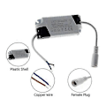 Miniatyrbilde 3 av 5: 2x LED-driver, 24-36 W, Transformator for LED-taklampe, LED-panel strømforsyning, DC-kontakt for LED-taklampe (24-36 W)