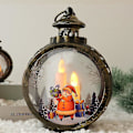 Miniatyrbilde 5 av 5: Jule-LED-lysekroner Soverom Juledekorasjon Stemningslys Festlige Håndtaklys Ornamenter S