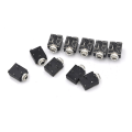 Miniatyrbillede 2 af 5: 10 stk. 3,5 mm hovedtelefoner Stereo Audio Socket Jack Med Møtrik 5 Pin Pcb Hfmqv