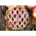 Miniatyrbillede 5 af 5: Ampseven Pastry Lattice Roller Cutter - Rustfrit stål dejgitter til tærte, pizza, brød, oksekød Wellington, wienerbrød skorpe rulle skærer