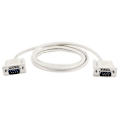 Miniatyrbilde 1 av 5: 14m RS232 DB9 9-pin hann til VGA video 15-pin hann adapterkabel lys grå