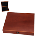 Miniatyrbillede 5 af 5: Mønt Slab Opbevaringsboks Massiv Træ Display Case passer til 6 Certificerede PCGS NGC Holdere js