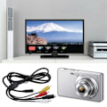 Miniatyrbild 2 av 5: Högkvalitativ Mini USB till 3 RCA-kabel för Sony Handycam-videokamera DCR-DVD, DCR-HC, DCR-SR, DCR-SX, DEV, HDR-CX, HDR-HC