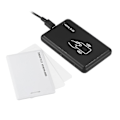 Miniatyrbillede 1 af 5: 125KHz & 13.56MHz USB Proximity & Kontaktløs Smart RFID-kortlæser Dual Frequency Programmerbar Des