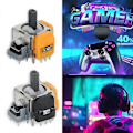 Miniatyrbild 2 av 5: Hall Effect Joystick Modul Analog Sensor Ingen Drift Stick