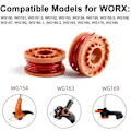 Pikkukuva 3 / 4: Worx WA0010 Vaihda Vaihda Spool Trimmer - 6+2 Pakkaus