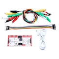 Pikkukuva 1 / 5: Makey Main Control Board Set Deluxe Kit USB-kaapelilla Dupond Alligator Pääohjauskortteja