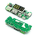 Miniatyrbild 2 av 5: 18650 Litiumbatteri Digital Display Laddningsmodul med Display Boost Modul