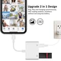 Miniatyrbillede 2 af 5: 2 i 1 til USB 3.0 OTG-adapter til iPhone/Type-C Tilslut USB-flashdrev, kamera