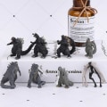 Miniatyrbilde 3 av 5: 8 stk/sett Godzilla vs Kong modell 5cm actionfigur samleobjekt modell barnespill