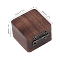Miniatyrbild 4 av 5: Gitarrplektrum Låda Portabel Multifunktionell Trä Gitarrplektrum Fodral Förvaringsorganisatör för Gitarrister Musiker