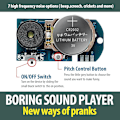 Miniatyrbilde 2 av 5: Chilpals Cricket Noise Maker Prank (3-pakning), Prank Noise Maker, Prank Stuff for Adults, Beeping Prank Lrritating Noise Maker, Liten størrelse og lang batterilevetid