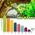 Miniatyrbillede 4 af 5: Uva Uvb 10.0 Reptilpære, 26w Dobbeltvirkende UV-lyspære, Kompakt Fluorescerende Lampe, Egnet Til Ørkenreptiler DFS