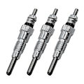 Miniatyrbillede 1 af 5: 3 stk. 15951-65510 1595165510 15951-65512 Glødeplugs til Kubota Motor D650 D750 D 10mm