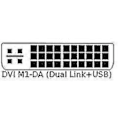 Miniatyrbillede 3 af 4: DVI M1-da 30+5 Pin til HD-kompatibel Kabel Dual Link+ USB Projektor Kabel 1.7m