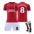 Miniatyrbilde 1 av 4: 2324 Red Devils hjemme trening drakt jersey sportsuniform menn og kvinner fotballuniform NO.8 28
