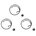 Miniatyrbild 4 av 5: 3 st fjäderkulor för DEWALT 20V slagskruvdragare N078434 N089668 Slagskruvdragare reparation DCF885 DCF886 DCF887 DCF836 fjäderstålkula