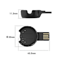 Miniatyrbilde 3 av 5: USB-lader Ladestasjon Dock for Polar Verity Sense/Polar OH1 Pulssensor