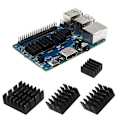 Miniatyrbild 3 av 5: Chipset Kylare Tyst Snabb Värmeavledning Mini Banana Pi M5 Aluminium CPU Chip Termisk Pad för Elektronisk Utrustning