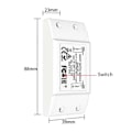 Miniatyrbild 4 av 5: 16A Bluetooth Smart Switch Industriell Högeffektsbrytare Tuya Smart Home Trådlös Kontrollrelä