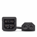 Miniatyrbild 4 av 4: 2-port strömförsörjningsomvandlare AC-adapterkabel kompatibel med Xbox 360 till Xbox 360 Slim Jikaix