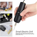 Miniatyrbillede 4 af 5: Bærbar Håndholdt Mini USB Elektrisk Boremaskine (1 stk, Sort)