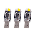 Miniatyrbild 1 av 5: 3 st USB till RS232 TTL Konverteringsadaptermodul/USB TTL Konverteringsmodul UART Modul CH340G Modul 3.3V 5V Växel