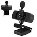 Miniatyrbillede 5 af 5: 2K 1440P HD Webcam med indbygget mikrofon til live streaming på desktop-computere