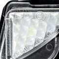 Miniatyrbild 4 av 5: 2 st Vita Sidospegel Pöl Ljus Inget Fel Stark Klar Lins Canbus Billampa LED-enhet För Skoda Superb Mk2 Octavia a5 a7