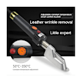 Miniatyrbillede 2 af 5: 220v 150w 50-350c Justerbar Mini Elektrisk Strygejern Til Læder Tøj EU Stik